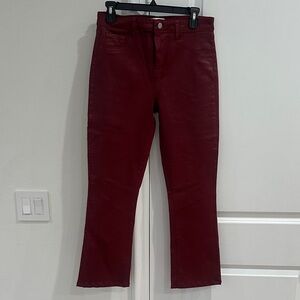 L'AGENCE Red Coated Pants
